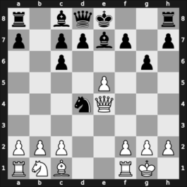1969 URS Team Ch – Round ? – Taimanov, Mark E – 1-0 – Nikitin, Aleksander S – G23