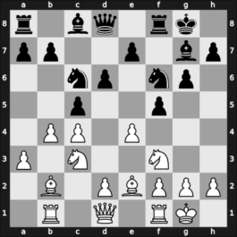 1969 URS-ch37 – Round ? – Taimanov, Mark E – 1/2-1/2 – Averkin, Orest N – G1