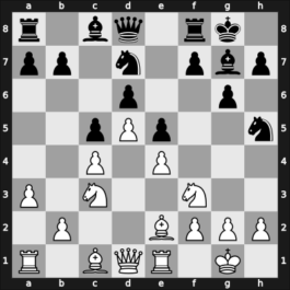 1969 URS-ch37 – Round ? – Gufeld, Eduard – 1/2-1/2 – Taimanov, Mark E – G9