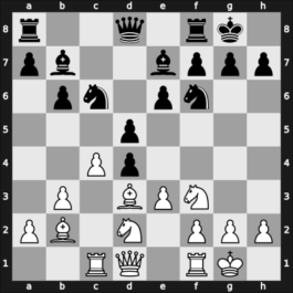 1969 US Open – Round 11 – Denker, Arnold S – 1/2-1/2 – Martinovsky, Eugene – G29
