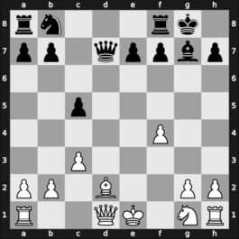 1969 US Open – Round 12 – Bisguier, Arthur B – 1-0 – Poschel, Paul – G34