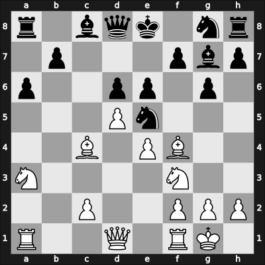 1969 USSR – Round 1 – Bronstein, David I – 1-0 – Levin, Alexander M – G22