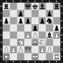 1969 USSR – Round 1 – Volovich, Anatoly – 1-0 – Frumson, Yury – G36