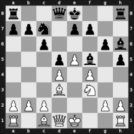 1969 Varna – Round 1 – Padevsky, Nikola – 0-1 – Hort, Vlastimil – G9
