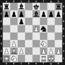 1969 Varna – Round 1 – Hort, Vlastimil – 1/2-1/2 – Minev, Nikolay N – G11