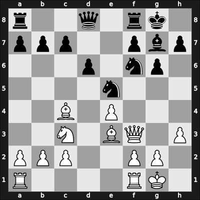 1969 Venetie – Round 12 – Medina-Garcia, Antonio – 1/2-1/2 – Benko, Pal – G10