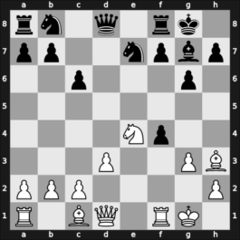 1969 Venetie – Round 14 – Medina-Garcia, Antonio – 0-1 – Ivkov, Borislav – G11