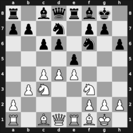 1969 Venice – Round 1 – Taimanov, Mark E – 1/2-1/2 – Zichichi, Alvise – G2