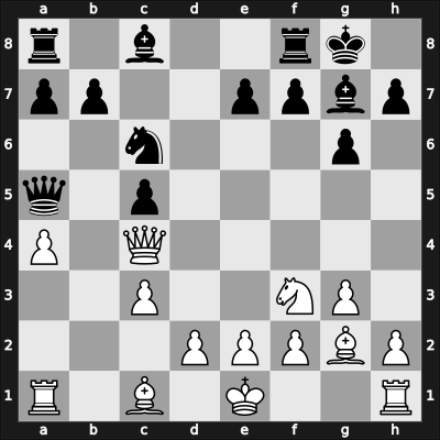 1969 Venice – Round 1 – Lengyel, Levente – 1/2-1/2 – Unzicker, Wolfgang – G13