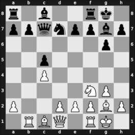1969 Venice – Round 6 – Taimanov, Mark E – 1/2-1/2 – Rosino, Antonio – G34