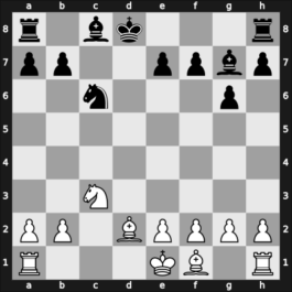 1969 Venice – Round 8 – Ivkov, Borislav – 1/2-1/2 – Benko, Pal – G46
