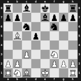 1969 Venice – Round 12 – Zichichi, Alvise – 1/2-1/2 – Cappello, Guido – G72