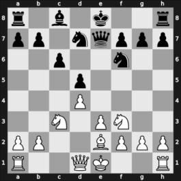 1969 Venice – Round 14 – Lengyel, Levente – 1/2-1/2 – Robatsch, Karl – G84