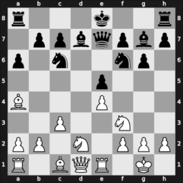 1969 Vidmar Memorial – Round 1 – Matanovic, Anto – 1/2-1/2 – Byrne, Ray – G12