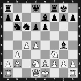 1969 Vilnius – Round 1 – Nicevski, Risto – 1/2-1/2 – Grigoryan, Karen A. – G14