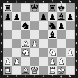 1969 Vilnius – Round 8 – Grigoryan, Karen A. – 1/2-1/2 – Faibisovich, Vadim Z – G41