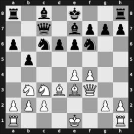 1969 Vilnius – Round 11 – Timoscenko, Gennadij – 1/2-1/2 – Nicevski, Risto – G53