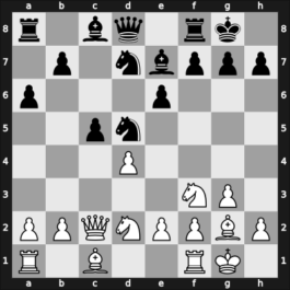 1969 Vrsac – Round 1 – Barcza, Gedeon – 1/2-1/2 – Csom, Istvan – G16