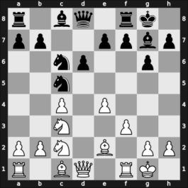 1969 Vrsac – Round 5 – Benko, Pal – 1/2-1/2 – Matulovic, Milan – G35