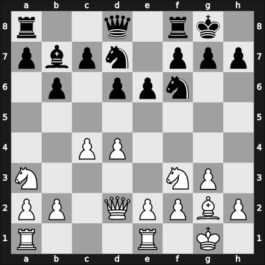 1969 Vrsac – Round 6 – Ivkov, Borislav – 1/2-1/2 – Benko, Pal – G40