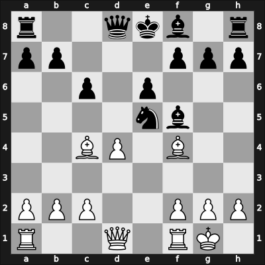 1969 Vrsac – Round 10 – Matanovic, Aleksandar – 1/2-1/2 – Barcza, Gedeon – G66