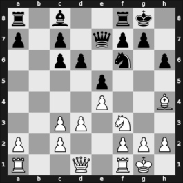 1969 Novi Travnik (YUG Ch 24th) – Round 11 – Bertok, Mario Jr. – 1/2-1/2 – Parma, Bruno – G36