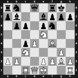 1969 YUG Ch 24th – Round 15 – Puc, Stojan – 1/2-1/2 – Parma, Bruno – G54